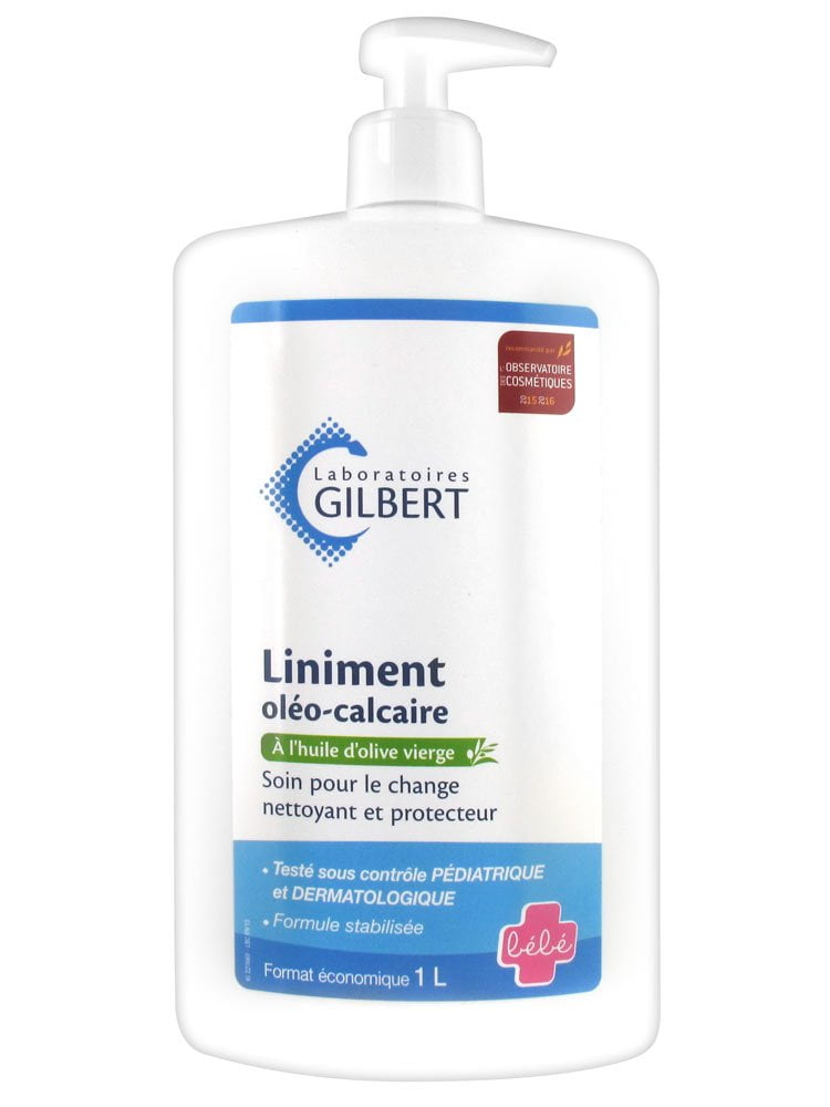 Gilbert Liniderm Oleo-Calcaire Bio Liniment Pumpflasche 1 L