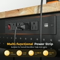 thumbnail image 4 of CAMMOO 48" Adjustable Heavy Duty Workbench, 2000 lbs Load Work Table with Pegboard, Power Outlets, Work Bench for Garage, Office, Home, 4 of 10