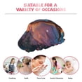 thumbnail image 6 of KLL Starry Sky Meditating Fox Pattern Shower Cap & Bath Cap for Women,Reversible Oversized Waterproof Shower Caps for all Hair Lengths,Elastic Reusable Bathing Hair Cap, 6 of 6