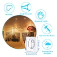 thumbnail image 1 of 6pcs transparent removable hook, strong and traceless Christmas thread clip hook [bagged], 1 of 8