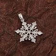 thumbnail image 2 of 925 Sterling Silver Platinum Plated Filigree Direction Valentines Day Gifts Pendant, 2 of 4