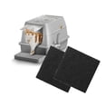 thumbnail image 4 of Genligt Activated Carbon Filters Compatible with HAPAW Stainless Steel Litter Box with Lid, Replacement Official Size, 8 Pack, 4 of 7