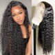 thumbnail image 1 of Foreverlove Pelucas Frontales De Encaje Ondulado Profundo Cabello Humano Pre Arrancado Brasileño Rizado Profundo 13X4 Hd Pelucas Frontales Para Mujeres Negras 200% Densidad Cabello Humano Remy (16 Pul, 1 of 1