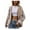 Khaki, variant on Babysbule Womens Cardigans Clearance Woman Fashion Button Color Matching Long Sleeves Knit Cardigan Loose Crew Neck Tops Blouse Sweater Women's Top Clearance Blouse