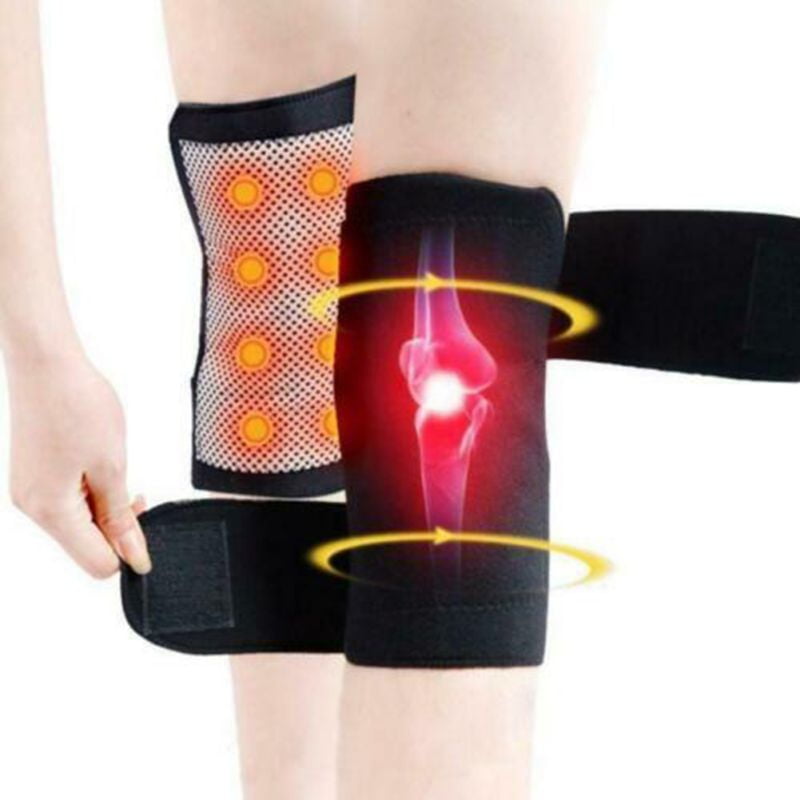 Self Heating Magnetic Knee Brace Support Pain Relief Pad Thermal Therapy Arthritis Protector