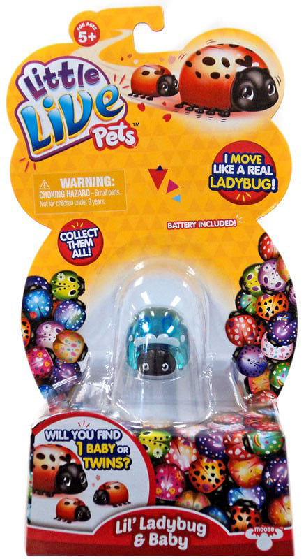 Little Live Pets Lil Ladybug & Baby Assorted Colors and Designs 
