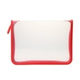thumbnail image 1 of A4 Zipper File Folder Document Organizer Transparent Storage Bag Office Supply 1-Pack, 1 of 5