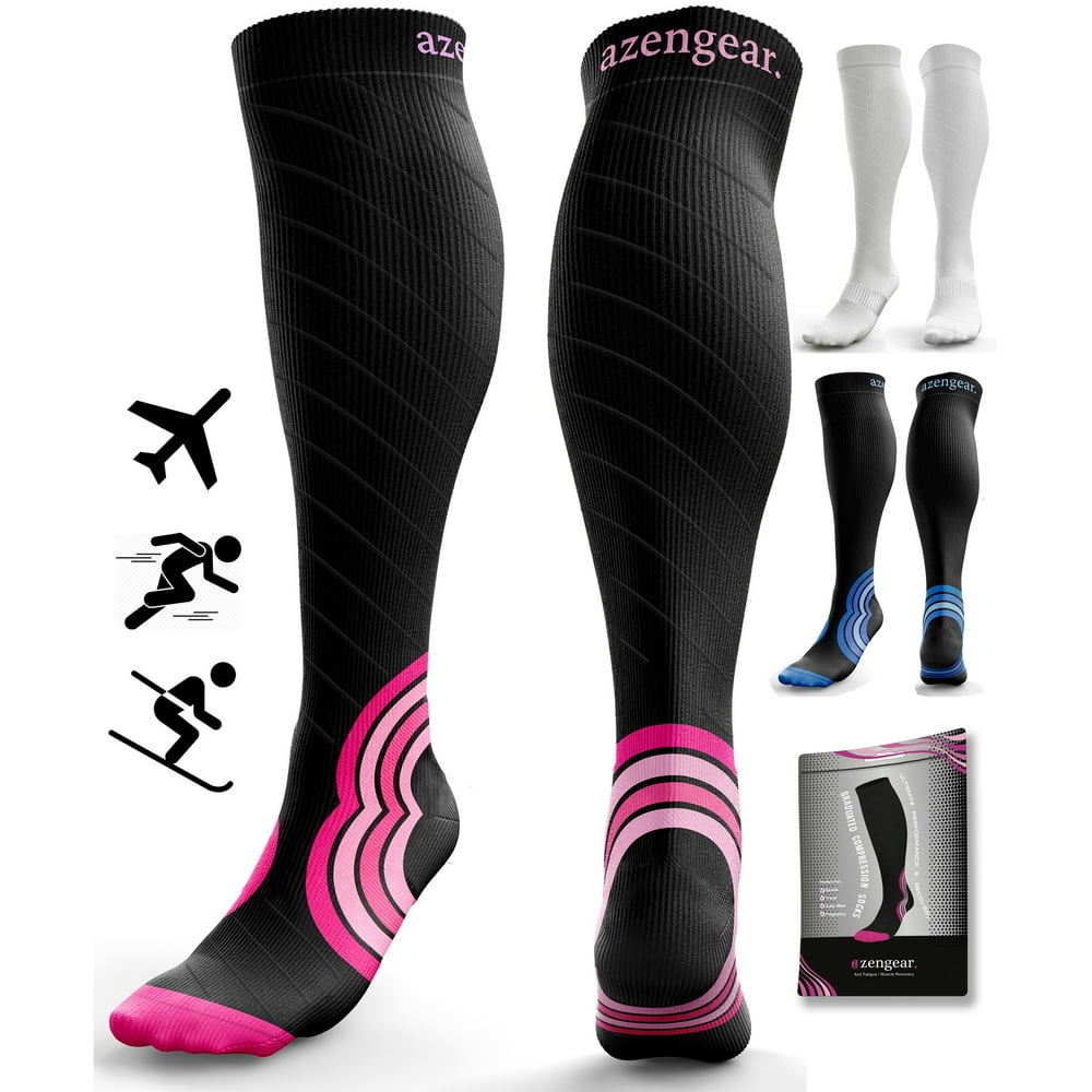 Compression Socks for Men & Women (2030 mmHg) Anti DVT Varicose Vein