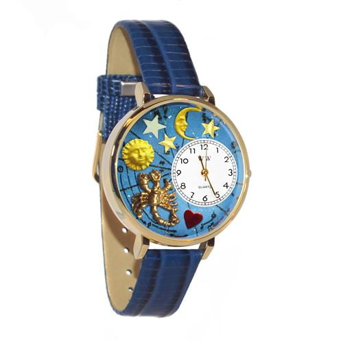 Whimsical Gifts Scorpio Montre en Or (Large)