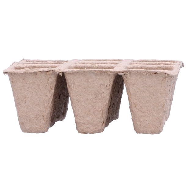 Maceta De Papel, Maceta De Turba De Papel Degradable, Los Accesorios De Jardinería Se Pueden Ampliar Fácilmente Desde La Taza Para Plantar Plántulas De Varias Plantas, Verduras