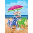 thumbnail image 3 of Briarwood Lane Beach Bum Summer Garden Flag, 3 of 4
