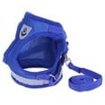 thumbnail image 2 of 1pc Arnés de perro transpirable Chaleco de malla de poliéster Correa Correa de pecho para mascotas (Azul Ndcxsfigh Para estrenar, 2 of 9