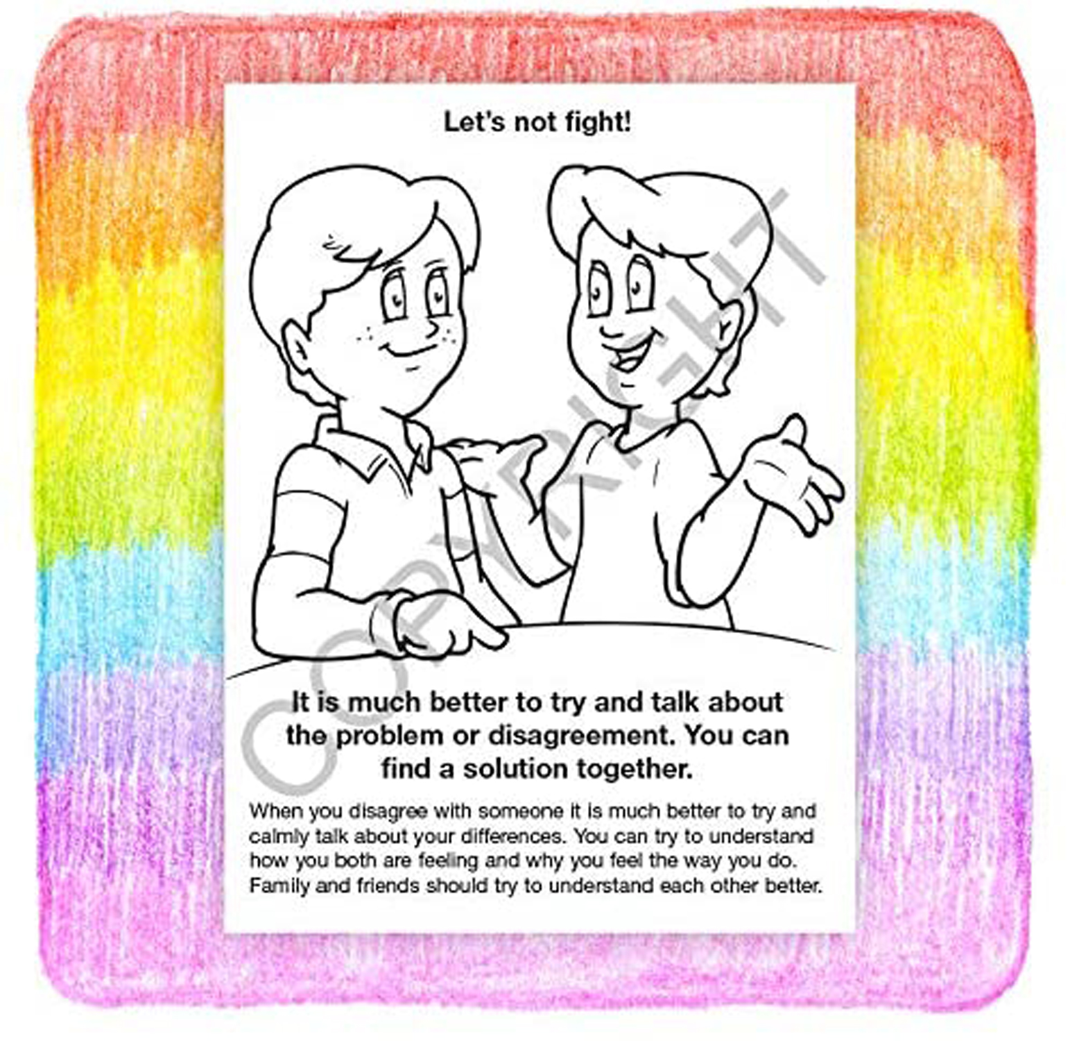 25 Pack - How to Handle Stress and Conflict Kid's Coloring & Activity Books