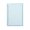 Blue, variant on Amdohai Transparent A5 Refillable Notebook 20 Rings/Holes Loose Binder Flexible Waterproof PP Cover 30 Sheets Ruled Lined Paper Refillable Binder for Office Home School Students Supplies
