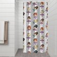 thumbnail image 2 of Ballet Dancer Princess Pattern Shower Curtain 36"x72" ,Bathroom Decorative Shower Curtains Set with 12 Hooks,Modern Waterproof Washable Shower Curtain, 2 of 6