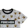thumbnail image 4 of Pokemon Pixel Art Pikachu Graphic Print Big Boy's Short Sleeve T-Shirt - Size Small (8), 4 of 4