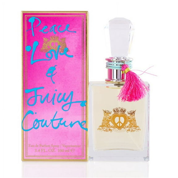 PEACE LOVE & JUICY/JUICY COUTURE EDP SPRAY 3.4 OZ (W)