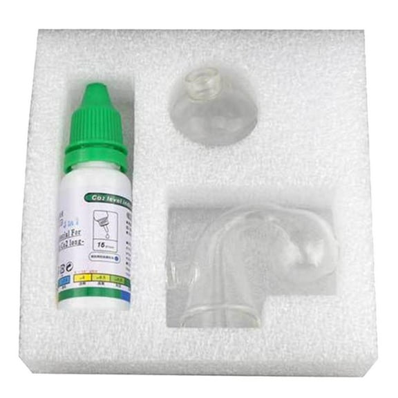 Aquarium CO2 Indicator Solution Fish Tank Liquid Test Plants Supplies Long Term