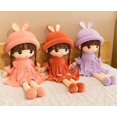 thumbnail image 2 of Bonita muñeca de trapo, juguete de peluche suave para niña, muñeca bebé, mini muñeca princesa con sombrero y falda, bonita decoración para el hogar, regalo de bautizo, cumpleaños, Navidad, acompañamie, 2 of 5
