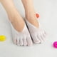 thumbnail image 3 of NegroCalcetines ortopédicos de compresión Calcetines con punta para mujer Forro de corte ultrabajo con lengüeta de gel, 3 of 5