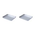 thumbnail image 2 of ZheElen Multi-functional Stainless Steel Tray For Versatile Baking And Storage 430square tray medium 2Set, 2 of 6