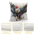 thumbnail image 4 of Orinice Eagle Graphic Decorative Throw Pillow Cover for Home Decor - Durable Cotton Linen Fabric - 1PC 22x22in, 4 of 5