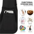 thumbnail image 6 of Katieovy Dog Sling Carriers for small dogs cats,Ultra Breathable Reversible pet carrying bag for Travel,Black, 6 of 6