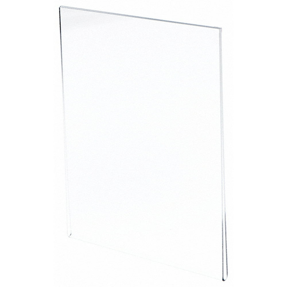 Plymor Clear Acrylic FolderStyle Sign Display Holder / Document