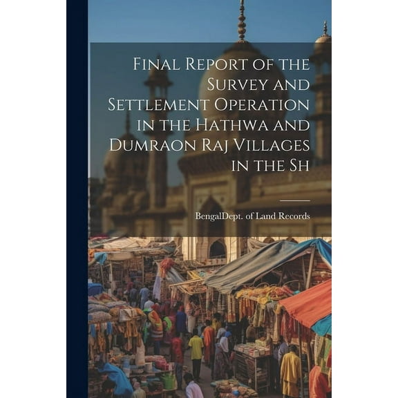 Final Report of the Survey and Settlement Operation in the Hathwa and Dumraon Raj Villages in the Sh (Paperback)