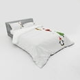thumbnail image 3 of Ambesonne Christmas Bedding Set 3 Pcs, Stripes, Twin, Multicolor, 3 of 3
