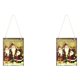 thumbnail image 4 of Letrero colgante para puerta de Navidad Ounissouiy Tipo 2 2Conjunto, 4 of 6