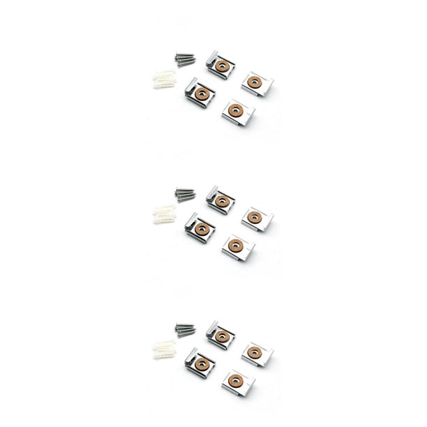 Speravity 1 Juego de Clips para espejos, forma cuadrada, fácil de instalar, Clip montado, accesorios para el hogar, suministro para el hogar, colgador de Type1 NO1 Speravity CBP379923