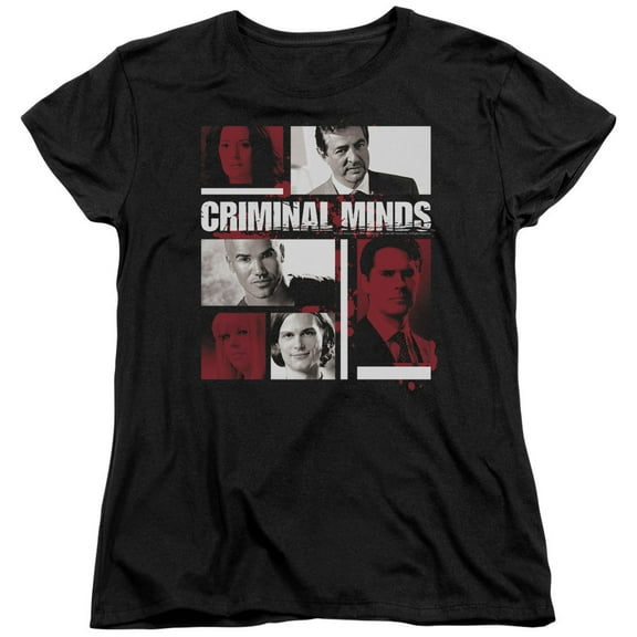 Criminal Minds - Character Boxes - Women's Short Sleeve Shirt - Medium