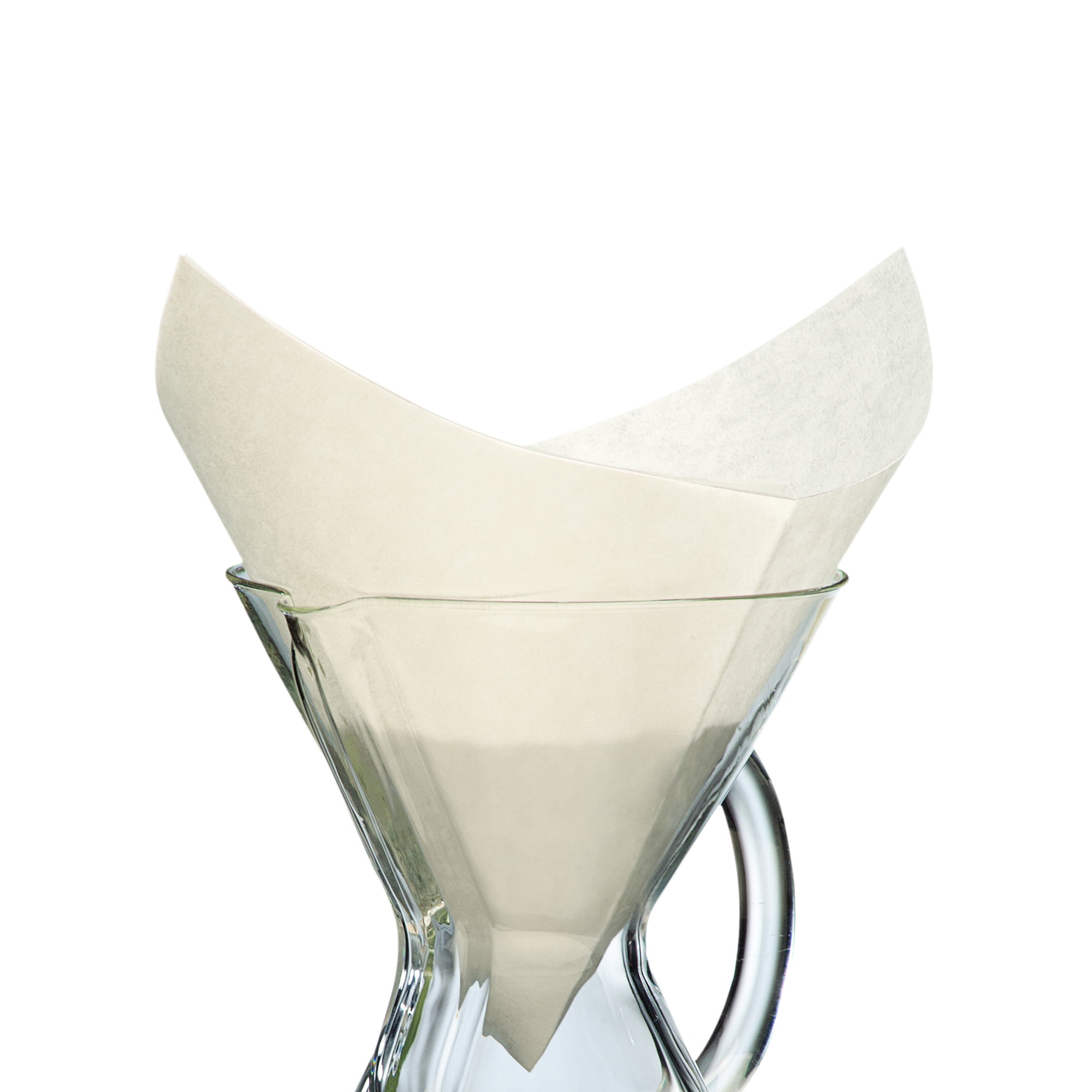 Chemex Coffee Filters, White, Square, 2 Pack, Total 200 Counts