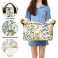 thumbnail image 5 of Yayeee Foldable Storage Basket for Shelves with Handles Waterproof Cloth Bins, Yellow Floral, 5 of 7