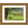 thumbnail image 1 of Murdock, Ramona 18x13 Gold Ornate Wood Framed with Double Matting Museum Art Print Titled - Peaceful Pasture, 1 of 4