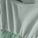 thumbnail image 4 of Vestido sin mangas de cuello redondo para niña, color liso, cuello redondo, sin mangas, con tirantes de malla, vestido informal de verano para exteriores, vestido de poliéster para niña, 4 of 5