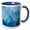 Blue/White, variant on 3drose, Iceberg in Fjord with Melt Structure. Greenland, Danish Territory. 2, 11oz Two-tone Green Mug
