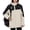 Beige, variant on Drovellove Plus Size Women's Long Sleeve Hooded Coat with Zipper Pockets – Plush Velvet Fleece Windproof Jacket, Solid Casual Fall Winter Outerwear, Cozy Warm Full Zip Up for Work, Travel
