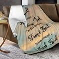 thumbnail image 4 of Scripture Blanket Inspirational Christian Throw Blanket Spiritual Religious Gift with Bible Verse Positive Messages for Prayers Comfort Caring Get Well Gift 50"x40", 4 of 5