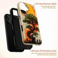 thumbnail image 4 of Mystic Bonsai Tree Phone Case, Japanese Sunset Art Design Protective Phone Cover for iPhone 16 15 14 13 12 11 Pro Max Mini Plus, 4 of 6
