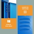 thumbnail image 3 of SUNCROWN Metal Storage Locker Cabinet with 3 Door 3 Tier for Home Office School Gym, Blue, 3 of 7