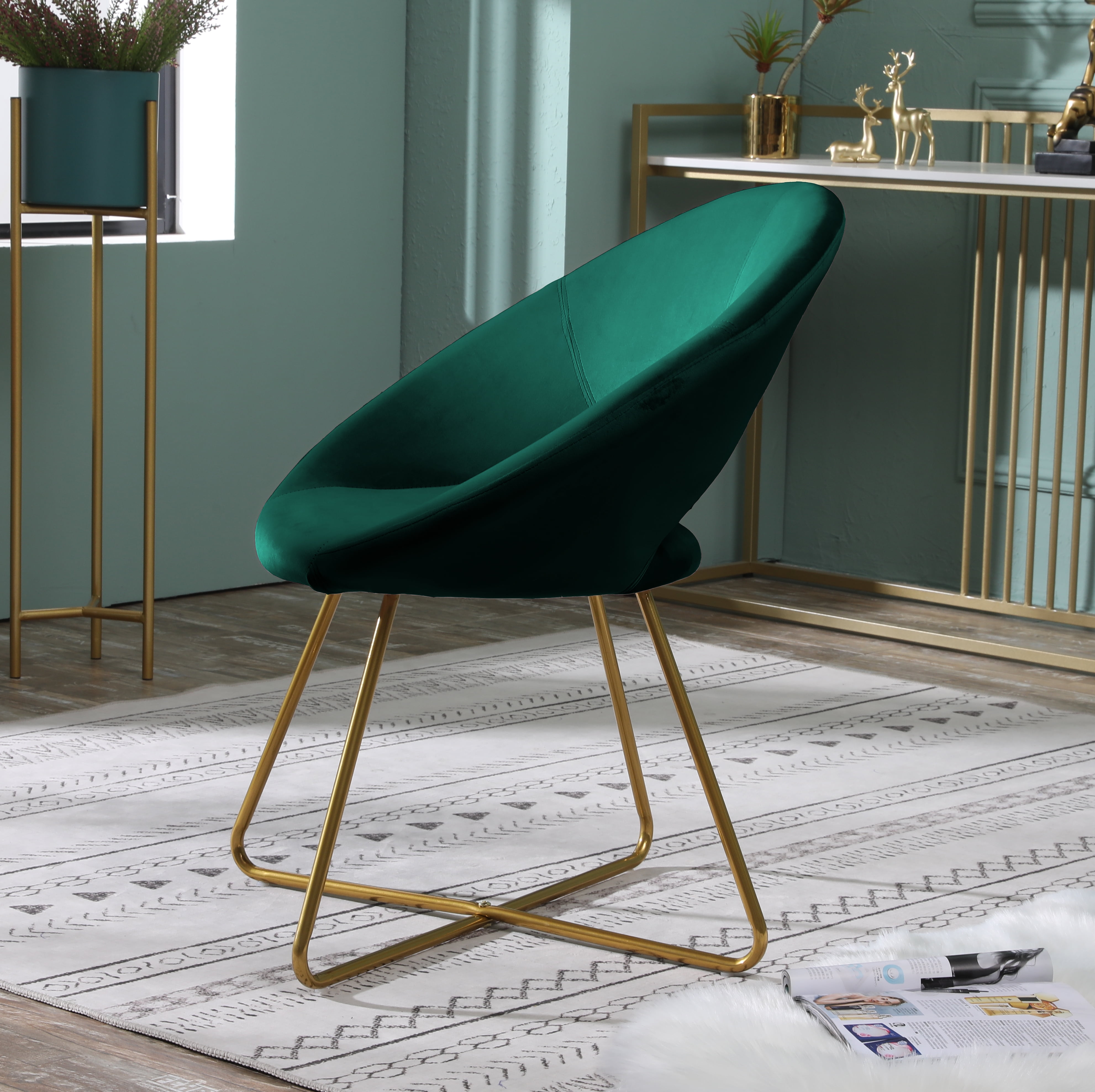 Zena silky online velvet armchair