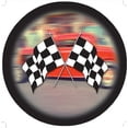 thumbnail image 2 of RACING FLAG STOOL, 2 of 2