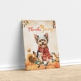 thumbnail image 3 of Happy Thanksgiving Yorkshire Terrier with Turkey Pumpkins Autumn Vibes Vertical Matte Canvas Poster Yorkie Dog Lover Gifts Wall Art Home Decor - 12018, 3 of 5