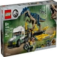 thumbnail image 3 of LEGO Jurassic World Dinosaur Missions: Allosaurus Transport Truck Toy, Fun Gift Idea for Kids with Kenji, Darius and Yaz Minifigures, Jurassic World Dinosaur Toy for Boys and Girls Ages 8 and Up 76966, 3 of 8