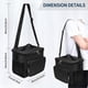thumbnail image 2 of Insulated Lunch Bag, Large Reusable Lunch Bag for Woman Man, Cooler Tote Bag with Adjustable Shoulder Strap, Adult Lunch Containers for Office Work, P, 2 of 5