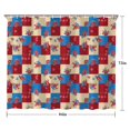 thumbnail image 5 of Pioneer Flower Floral Print Pattern Shower Curtain 84”x72", Bathroom Decorative Shower Curtain Set with 12 Hooks, Waterproof Washable, 5 of 6