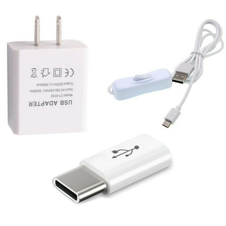 

Shengshi Raspberry Pi 4 Model B US Standard 5V 3A Power Supply Charger AC Adapter With Power On/Off Switch White
