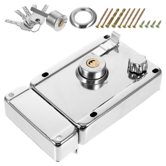 HOMEMAXS 1 Set Front Door Lock With Deadbolt Metal Deadbolt Lock Door Lock Set Outdoor Door Deadbolt Lock